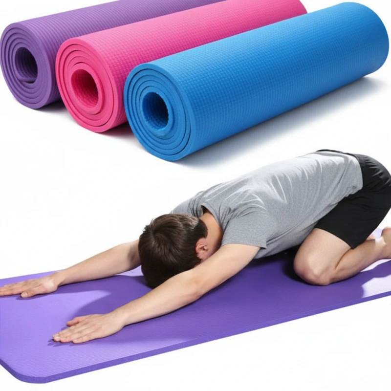 Portable Yoga and Exercise Mat- 8 mm - Niramoy Polli